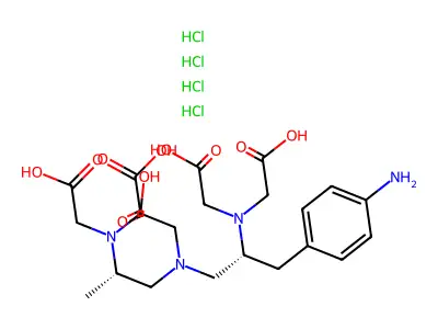 1-(4-aminobenzyl)-4-methyl-DTPA structure