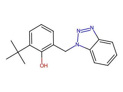 2-(1H-1,2,3-Benzotriazol-1-ylmethyl)-6-tert-butylphenol structure
