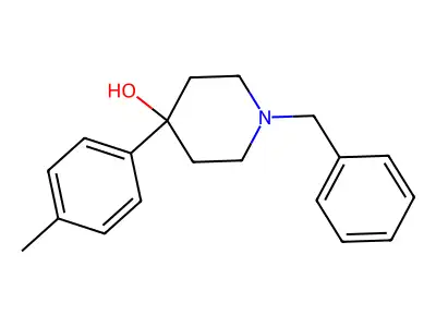 1-Benzyl-4-(4-methylphenyl)piperidin-4-ol structure