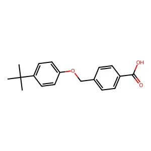 4-(4-Tert-butylphenoxymethyl)benzoic acid structure