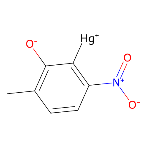 Nitromersol structure