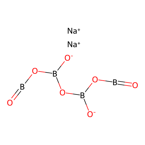 Sodium tetraborate structure