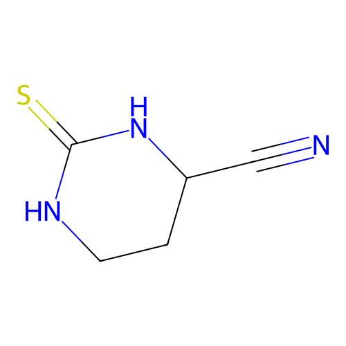 2-Thioxohexahydropyrimidine-4-carbonitrile structure