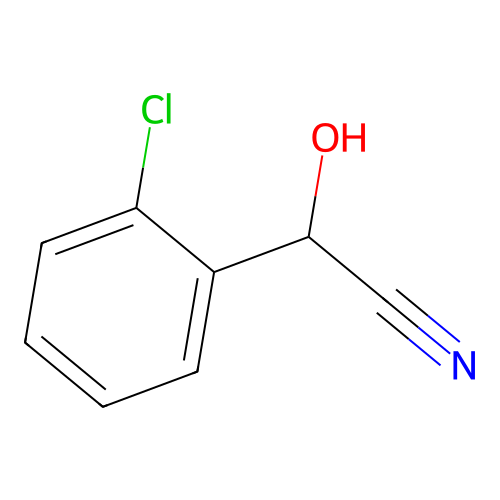 2-(2-Chlorophenyl)-2-hydroxyacetonitrile structure