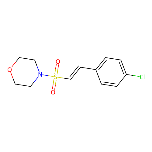 4-[2-(4-Chlorophenyl)ethenesulfonyl]morpholine structure