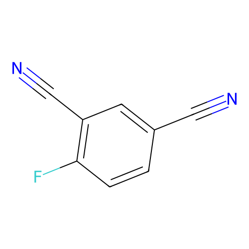1,3-Benzenedicarbonitrile, 4-fluoro- structure