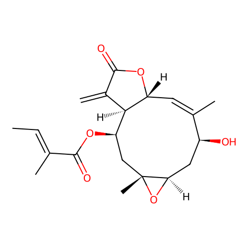 Heliangin structure