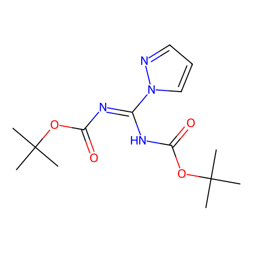 N,N-Bis-Boc-1-Guanylpyrazole structure