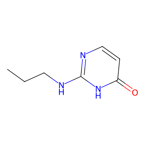 2-(propylamino)-1H-pyrimidin-6-one structure
