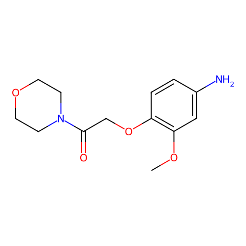 2-(4-Amino-2-methoxyphenoxy)-1-morpholinoethanone structure