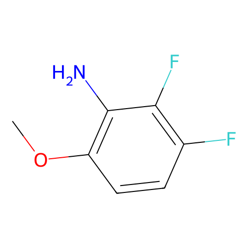 2,3-Difluoro-6-methoxyaniline structure