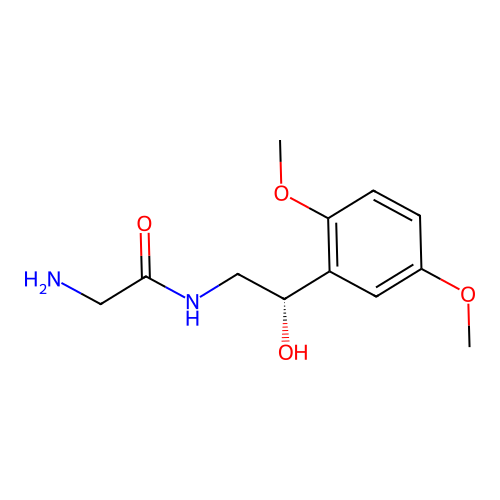 Midodrine, (S)- structure