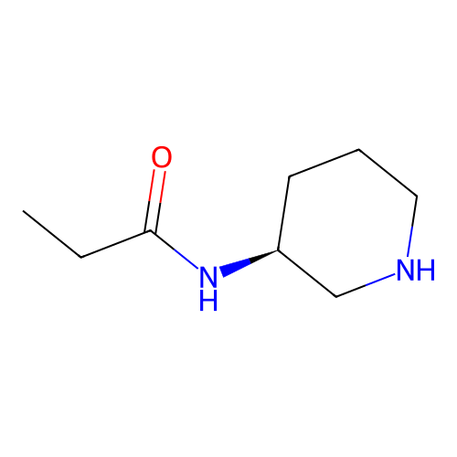N-[(3S)-piperidin-3-yl]propanamide structure