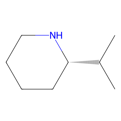(2S)-2-(propan-2-yl)piperidine structure