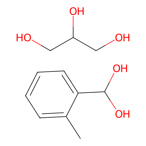 1,2,3-Propanetriol, cyclic ether with (2-methylphenyl)methanediol structure