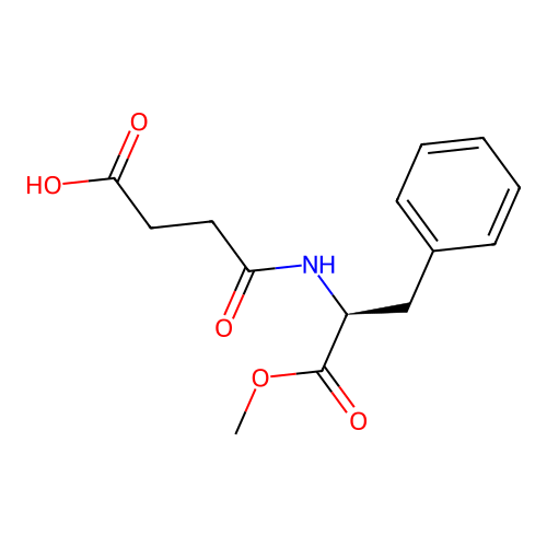 (S)-4-((1-Methoxy-1-oxo-3-phenylpropan-2-yl)amino)-4-oxobutanoic acid structure