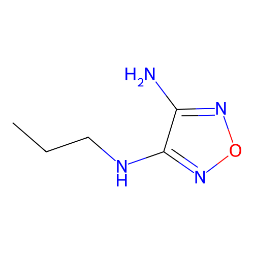 N3-Propyl-1,2,5-oxadiazole-3,4-diamine structure