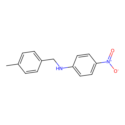 N-(4-Methylbenzyl)-4-nitroaniline structure