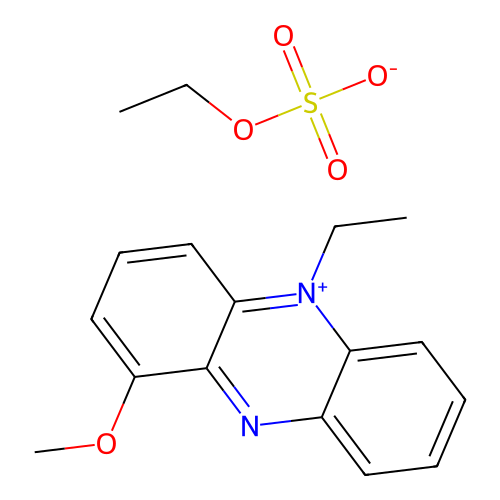 5-Ethyl-1-methoxyphenazin-5-ium;ethyl sulfate structure