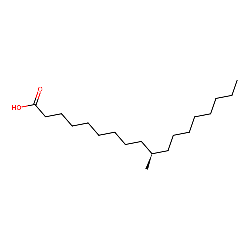Tuberculostearic acid, (R)- structure