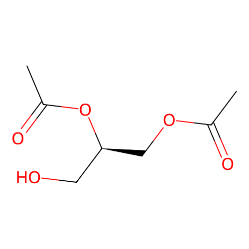 R-2,3-Diacetoxypropan-1-ol structure