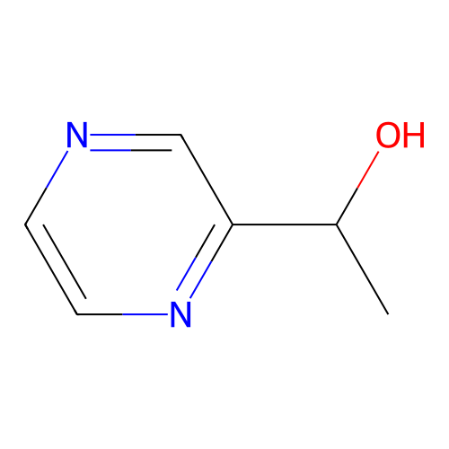 1-(Pyrazin-2-yl)ethan-1-ol structure