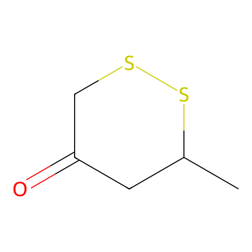 6-Methyl-1,2-dithian-4-one structure