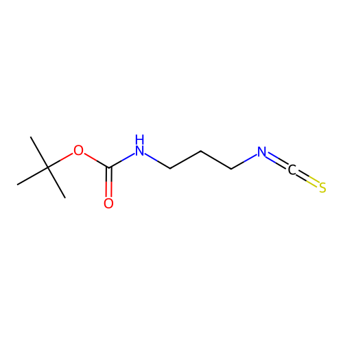 tert-butyl N-(3-isothiocyanatopropyl)carbamate structure