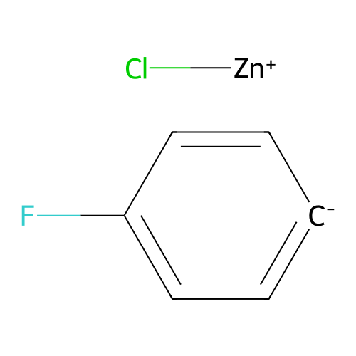(4-fluorophenyl)zinc(II) chloride structure
