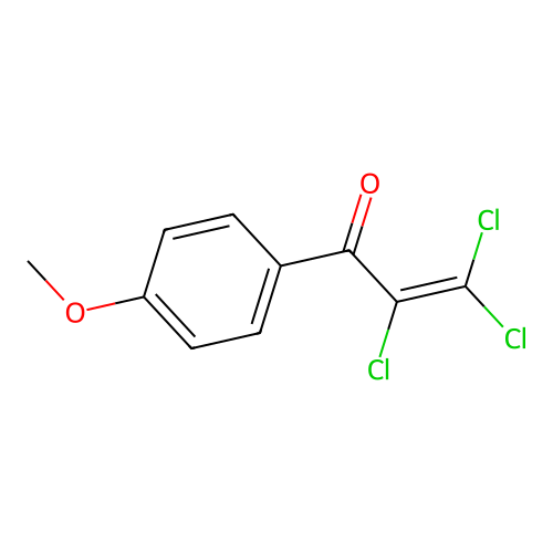 1-(4-Methoxyphenyl)-2,3,3-trichloro-2-propen-1-one structure