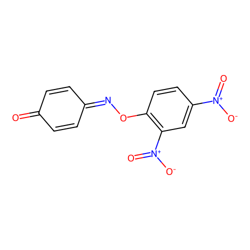 4-(2,4-Dinitrophenoxy)iminocyclohexa-2,5-dien-1-one structure