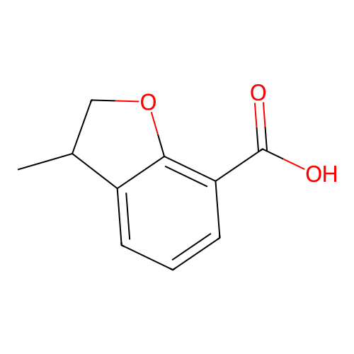3-Methyl-2,3-dihydro-1-benzofuran-7-carboxylic acid structure