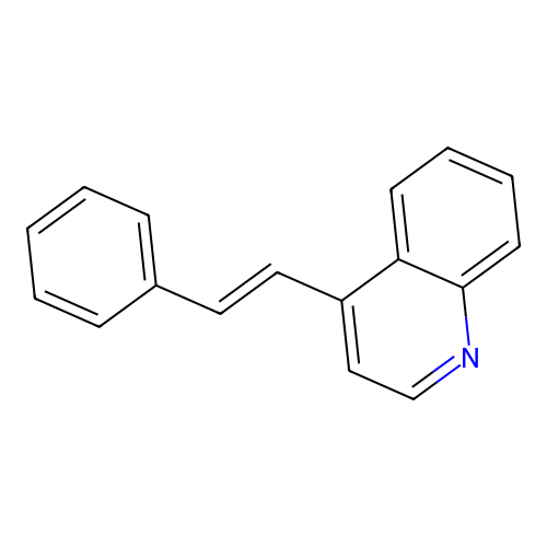 4-(2-Phenylethenyl)quinoline structure