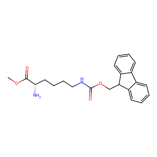 N6-[(9H-Fluoren-9-ylmethoxy)carbonyl]-L-lysine methyl ester structure