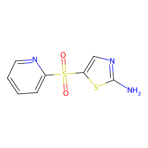 5-Pyridin-2-ylsulfonyl-1,3-thiazol-2-amine structure