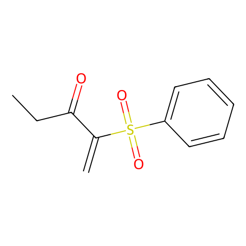 2-(Phenylsulfonyl)pent-1-en-3-one structure