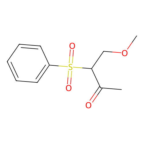 3-(Benzenesulfonyl)-4-methoxybutan-2-one structure