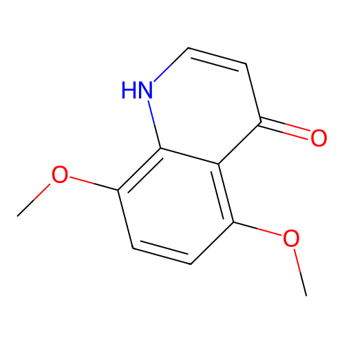 5,8-Dimethoxy-quinolin-4-ol structure
