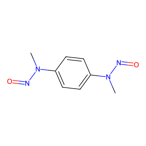 N,N-Dimethyl-N,N-dinitroso-p-phenylenediamine structure