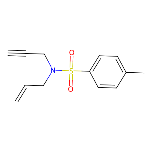 Benzenesulfonamide, 4-methyl-N-2-propenyl-N-2-propynyl- structure