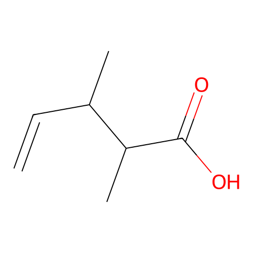 2,3-二甲基戊-4-烯酸 structure