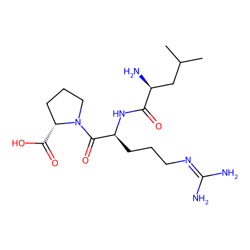 H-Leu-arg-pro-OH structure