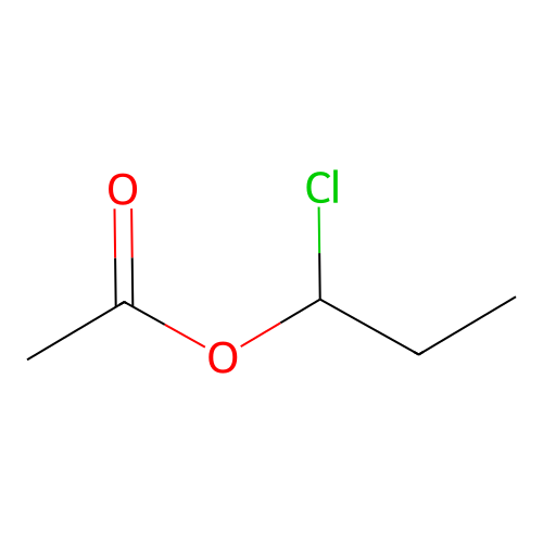 1-Chloropropyl acetate structure
