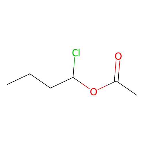 1-Butanol, 1-chloro, acetate structure