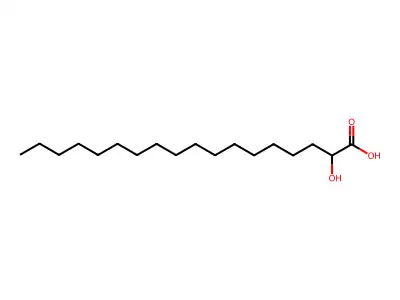 2-羟基硬脂酸 structure
