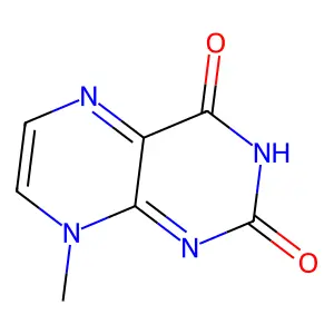 8-Methylpteridine-2,4-dione structure