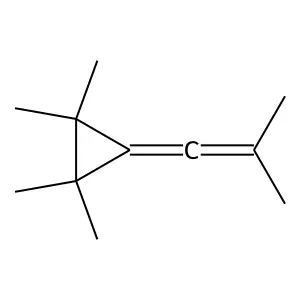 Cyclopropane, tetramethyl(2-methyl-1-propenylidene)- structure