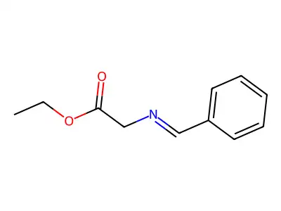 Ethyl 2-(benzylideneamino)acetate structure