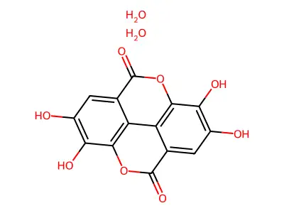 鞣花酸 structure