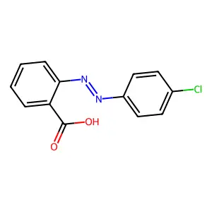 Benzoic acid, 2-[(4-chlorophenyl)azo]- structure